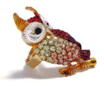 grosse bague hibou unique design