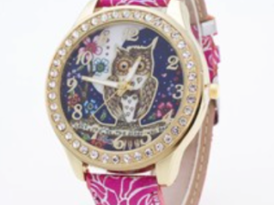 montre hibou strass pas chere
