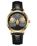 belle montre chouette noire