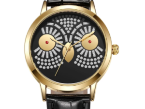 belle montre chouette noire