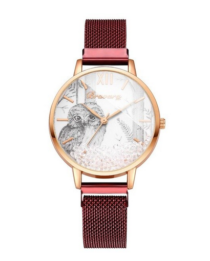 MontreHibouBraceletMagnetique