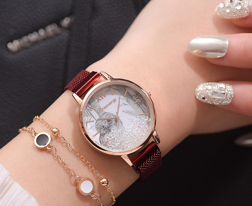 MontreHibouBraceletMagnetiquemodele