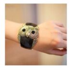 bracelet epais femme hibou chouette