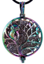 pendentif hibou aromathérapie huile essentielle